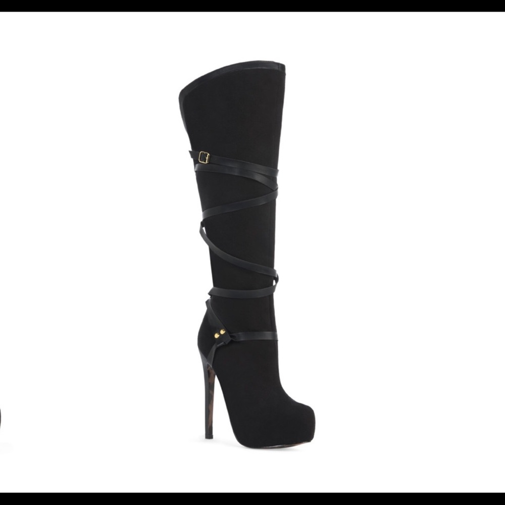 Just Fab Moscow black boots